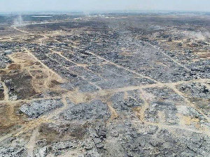 بعد عامين كاملين من الحصار والإبادة الجماعية بكافة أشكالها قوات الاحتلال تحول مدينة غزة إلى أرضٍ أشبه بصحراء !...