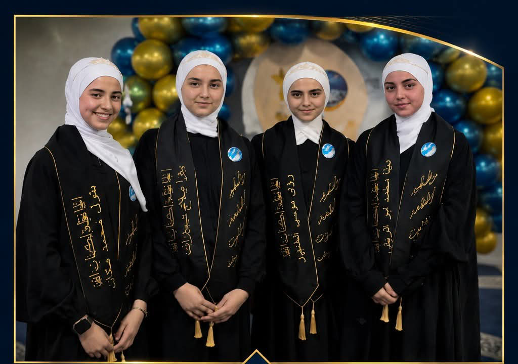 4 طالبات في نابلس يتممن حفظ القرآن الكريم كاملا 
بتول محمد مكان
دينا محمد أبو الريش
رؤى موسى الطنبور
ميرا صلاح شجيرات 
هنيئاً لمن زيّن قلبه بحفظ كتاب ...
